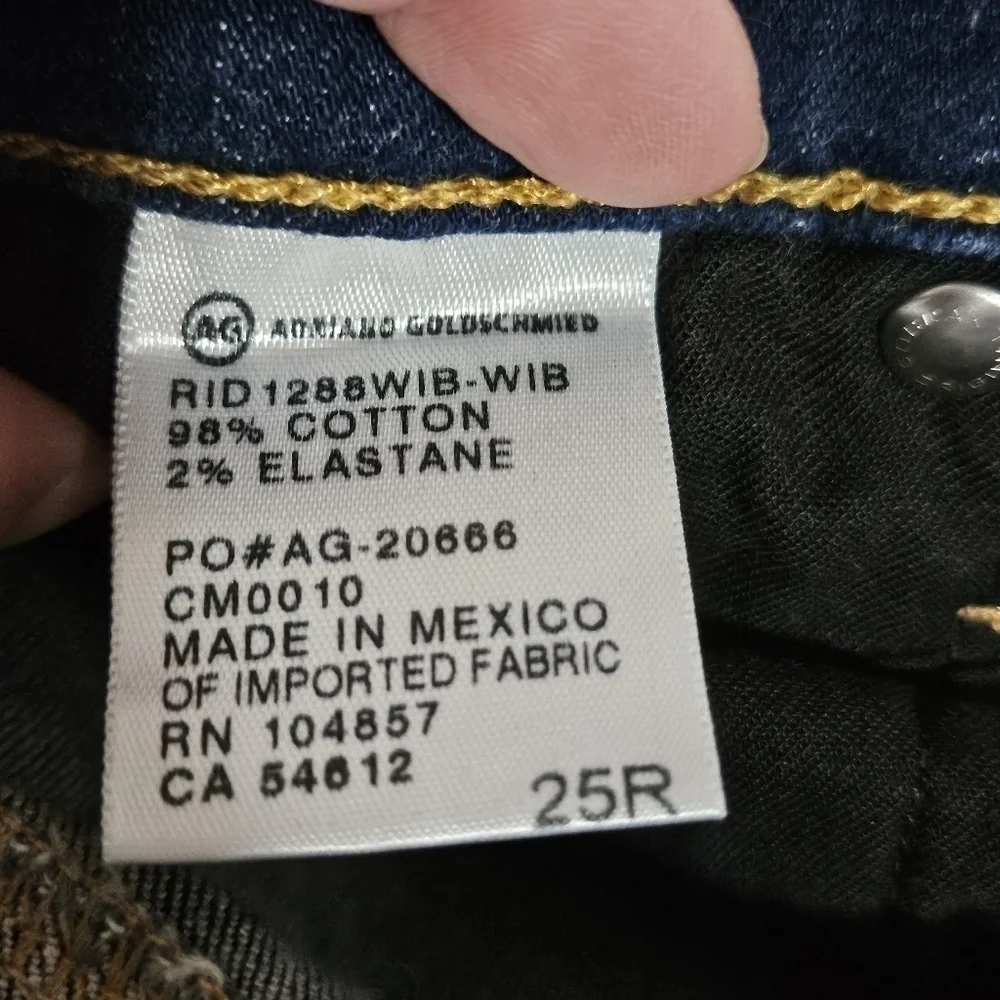 Ag Adrianna Goldschmied the legging super skinny jeans size 25R